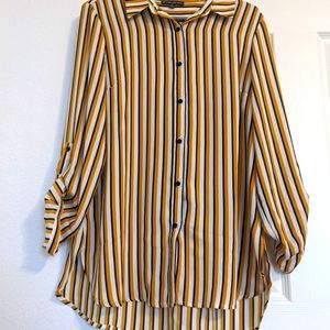 Women's Adrianna Papell button sleeve blouse